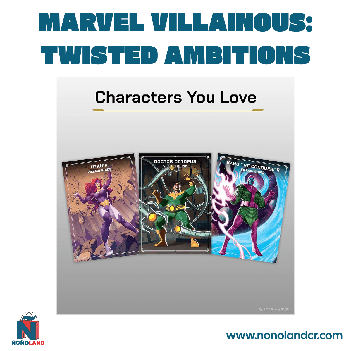 Marvel Villainous: Twisted Ambitions (Idioma: Inglés y Español) - ÑoñolandCR