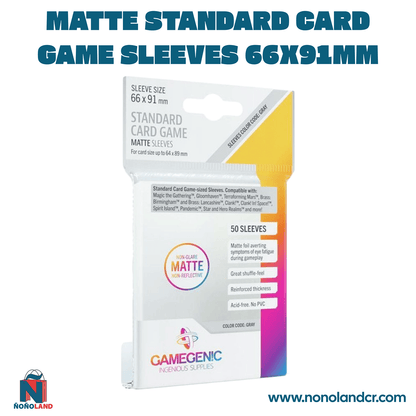 Matte Standard Card Game Sleeves 66x91mm - ÑoñolandCR