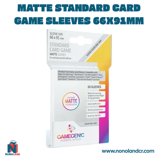 Matte Standard Card Game Sleeves 66x91mm - ÑoñolandCR