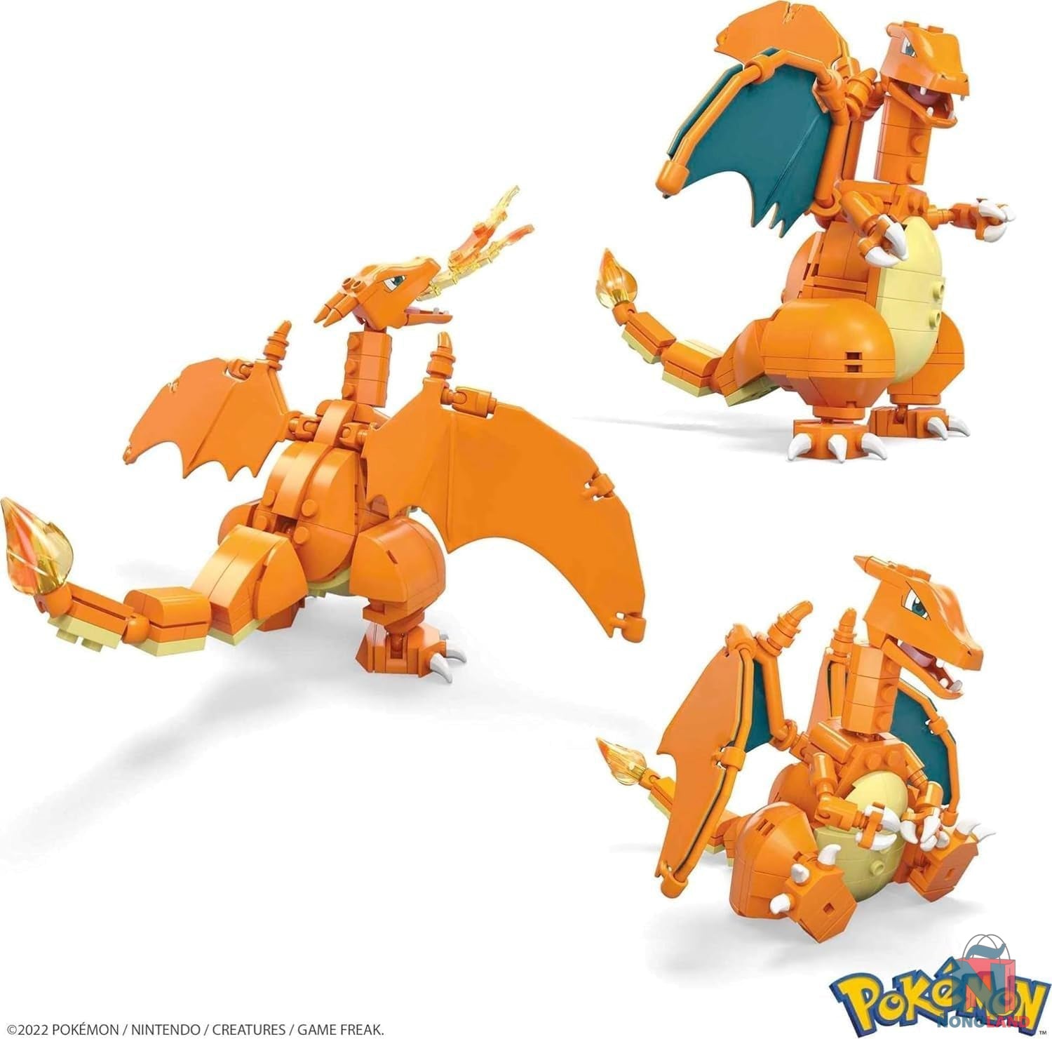 Mega Pokémon - Set de construcción de Charizard - 222 piezas - Articulado - 10 cm de alto - ÑoñolandCR