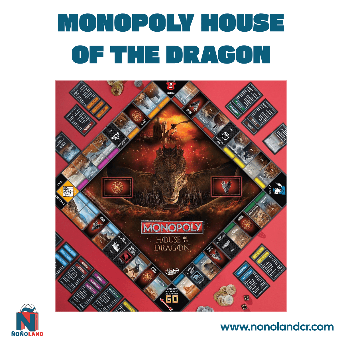 Monopoly House of the Dragon Edition (Idioma: Inglés) - ÑoñolandCR