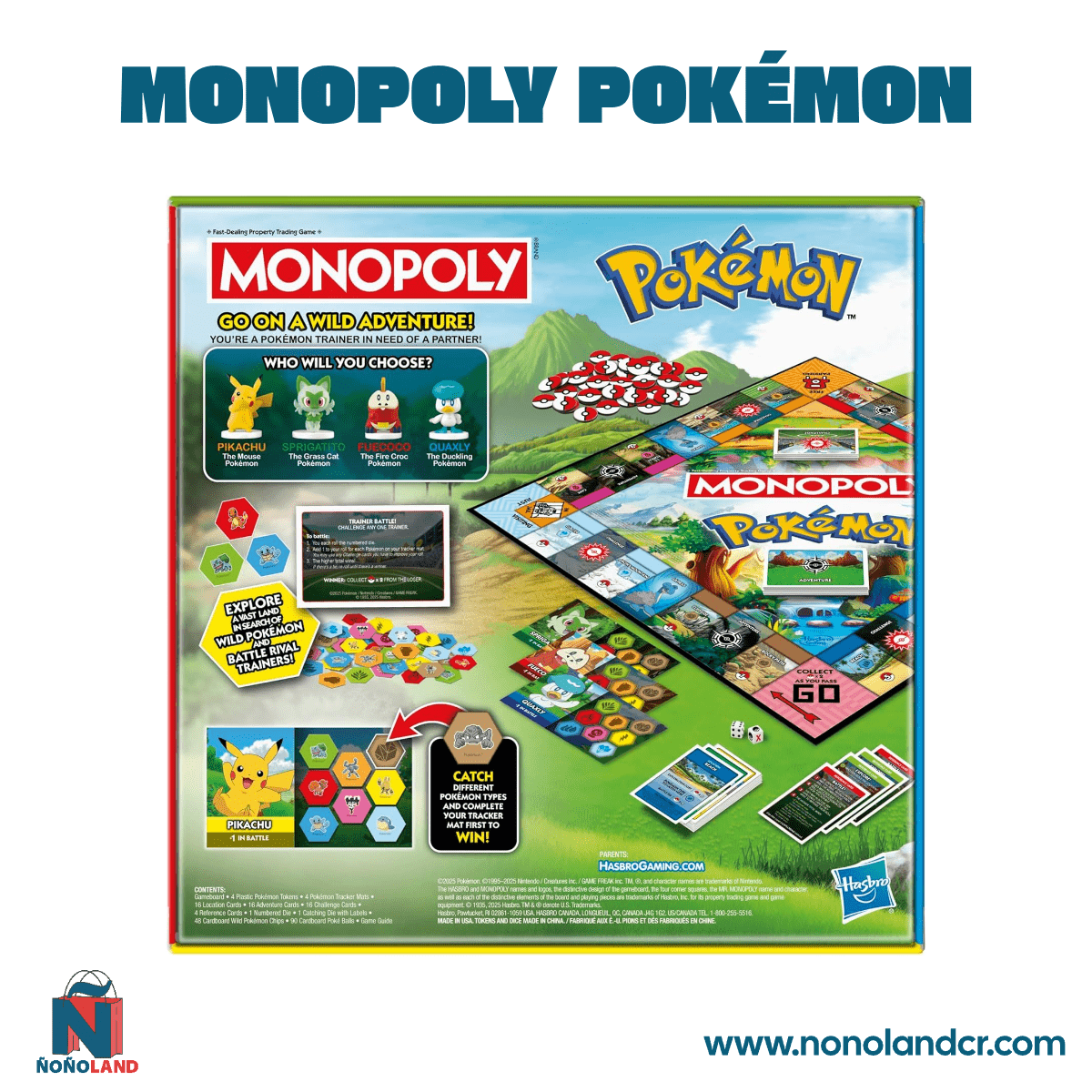 Monopoly Pokémon Edition (Idioma: Inglés) - ÑoñolandCR