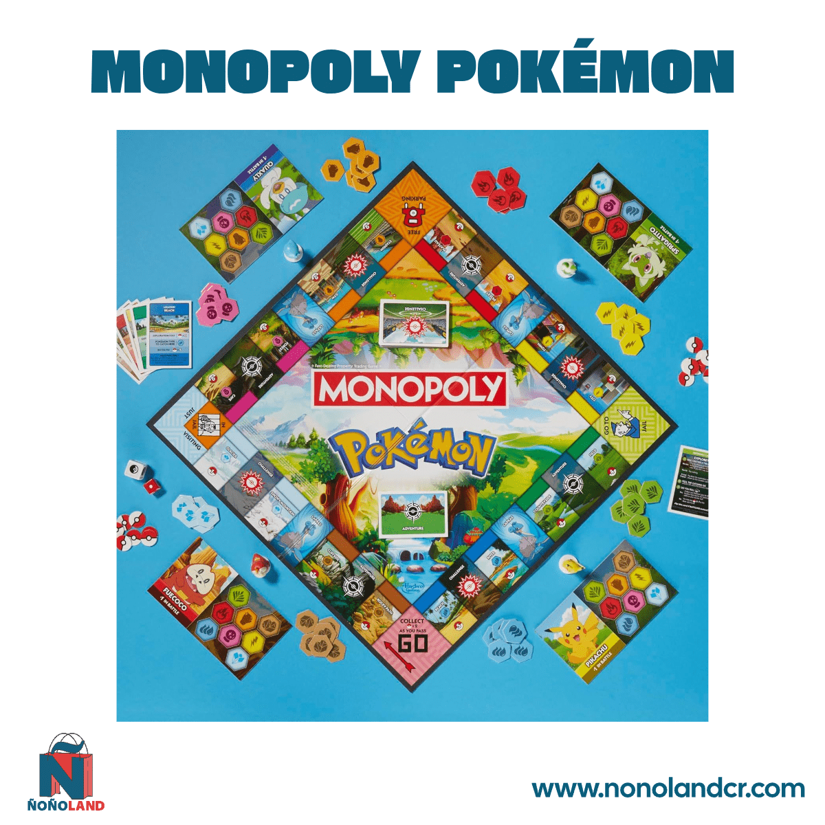 Monopoly Pokémon Edition (Idioma: Inglés) - ÑoñolandCR