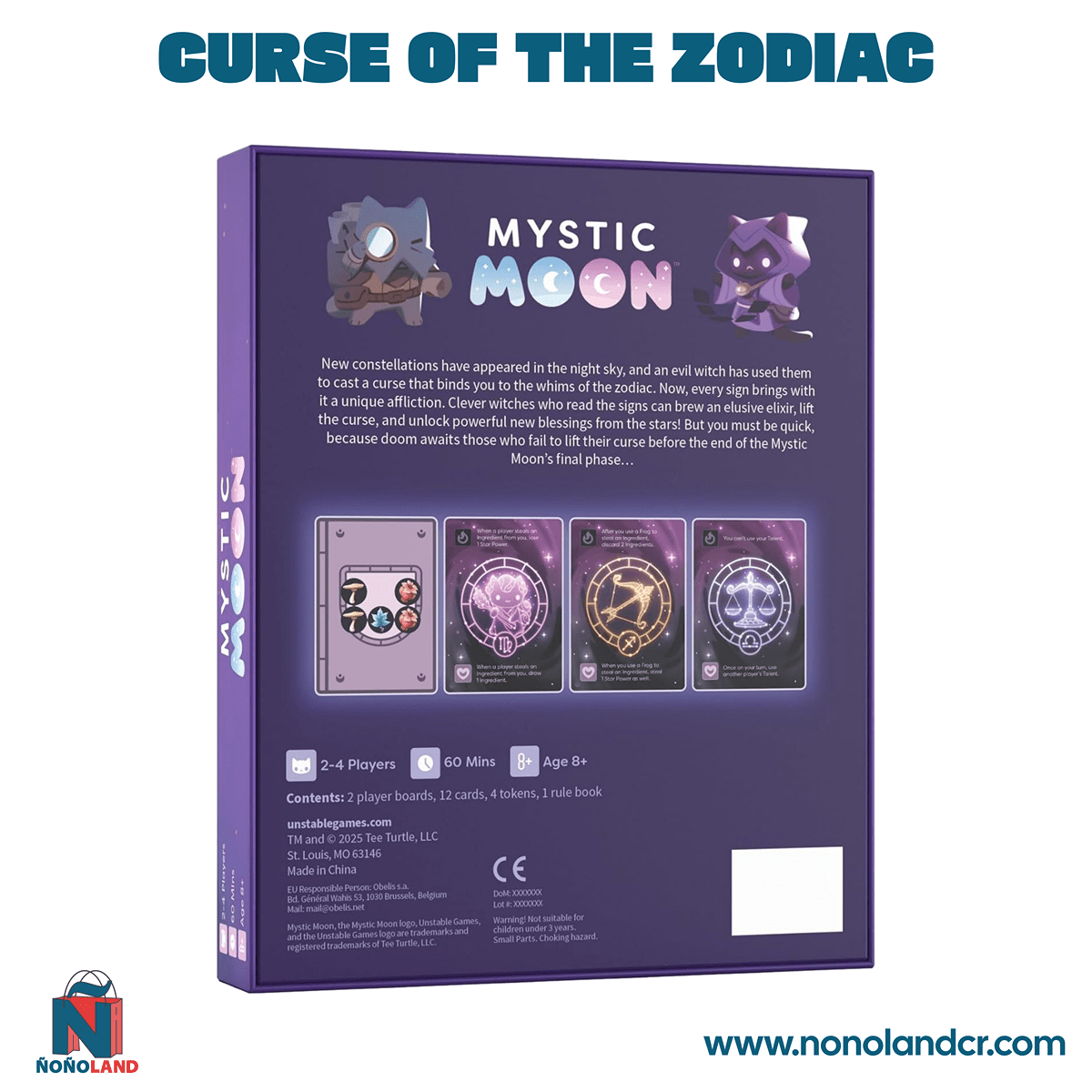 Mystic Moon: Curse of the Zodiac Expansión (Idioma: Inglés y Español) - ÑoñolandCR