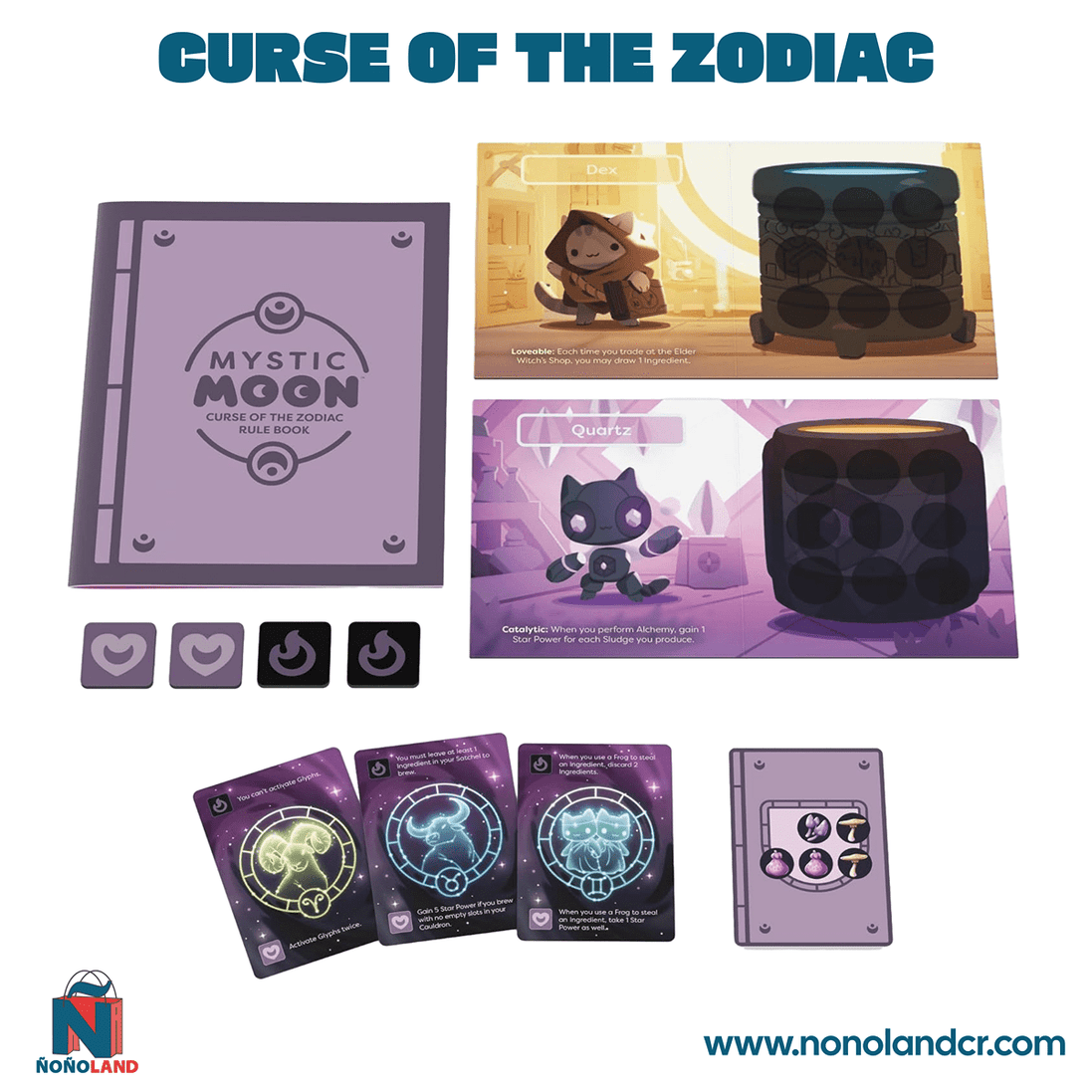 Mystic Moon: Curse of the Zodiac Expansión (Idioma: Inglés y Español) - ÑoñolandCR