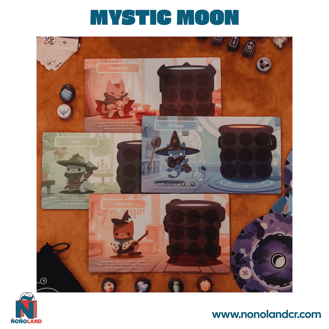Mystic Moon (Idioma: Inglés y Español) - ÑoñolandCR