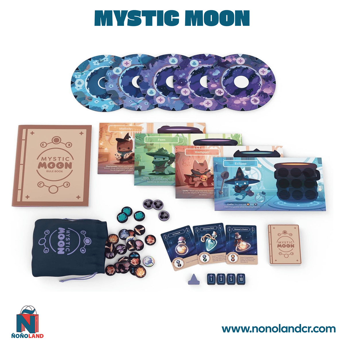 Mystic Moon (Idioma: Inglés y Español) - ÑoñolandCR