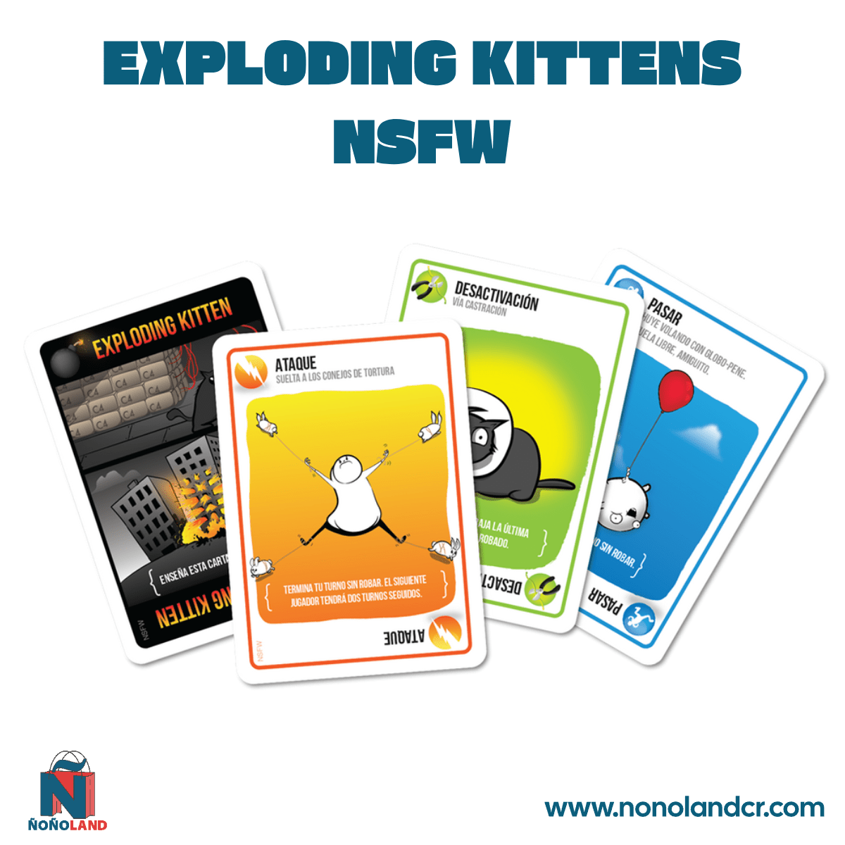 NSFW by Exploding Kittens (Idioma: Español) - ÑoñolandCR