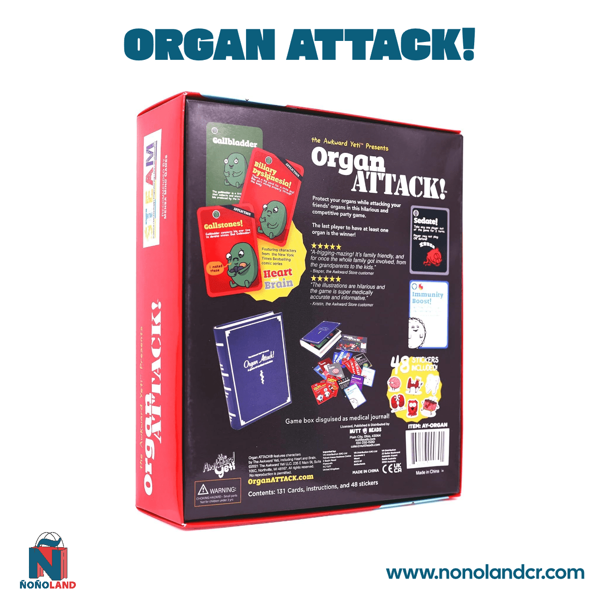 Organ Attack! (Idioma: Inglés) - ÑoñolandCR