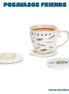 Posavasos Friends Set de 4 - ÑoñolandCR