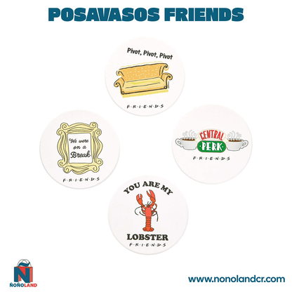 Posavasos Friends Set de 4 - ÑoñolandCR