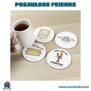 Posavasos Friends Set de 4 - ÑoñolandCR