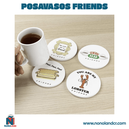 Posavasos Friends Set de 4 - ÑoñolandCR
