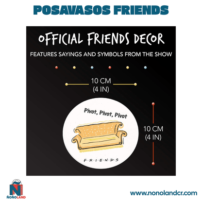 Posavasos Friends Set de 4 - ÑoñolandCR