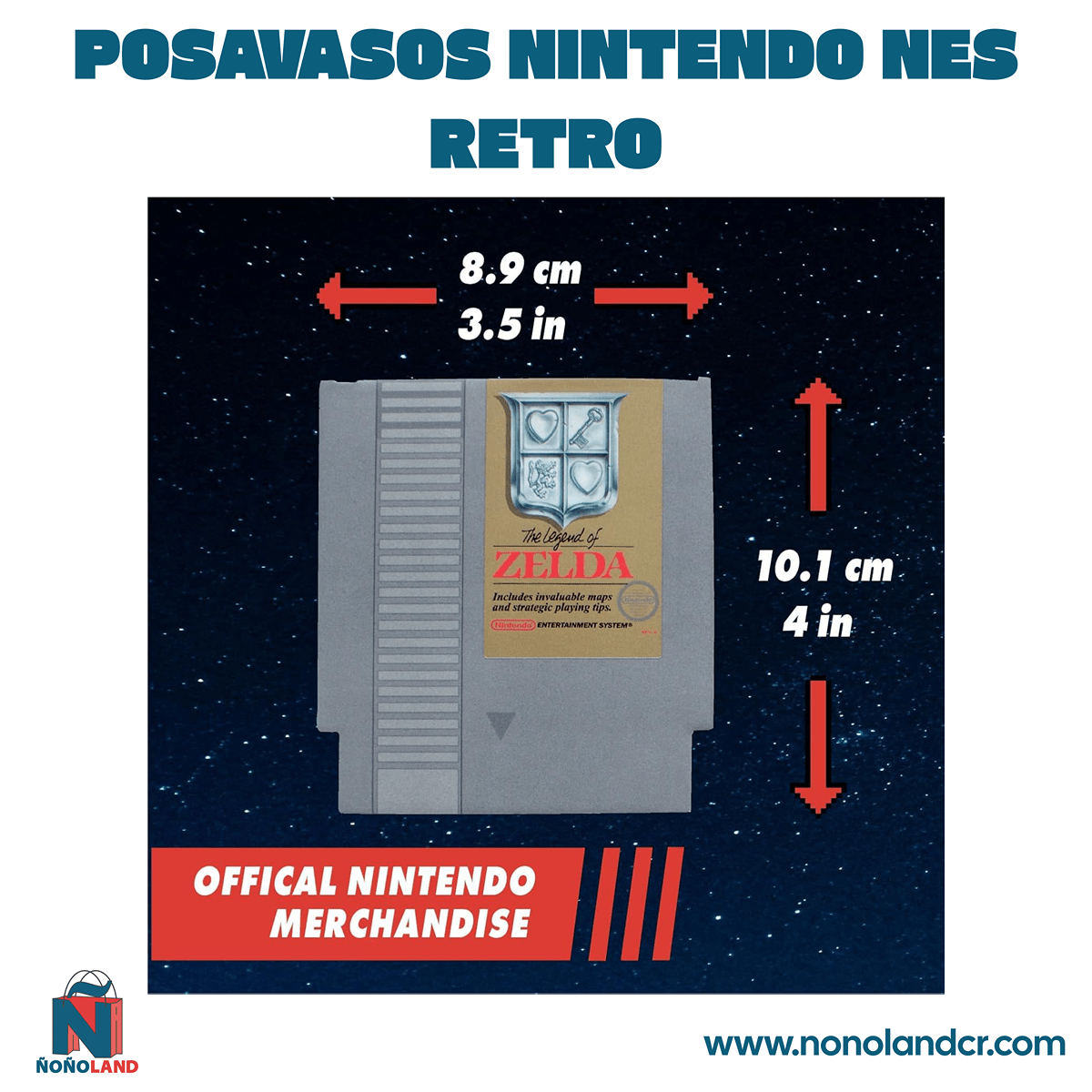 Posavasos Nintendo NES Retro - ÑoñolandCR