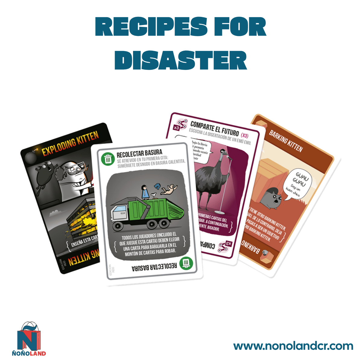 Recipes for Disaster (Idioma: Inglés y Español) - ÑoñolandCR