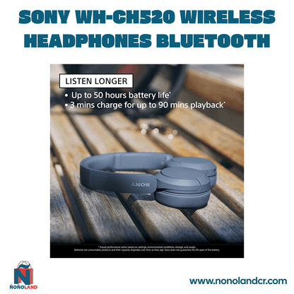 Sony WH - CH520 Wireless Headphones Bluetooth - ÑoñolandCR
