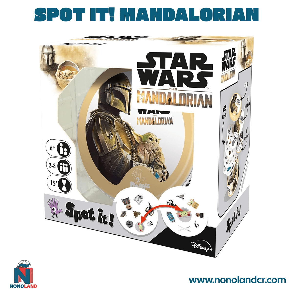Spot It! Mandalorian (Idioma: Inglés) - ÑoñolandCR