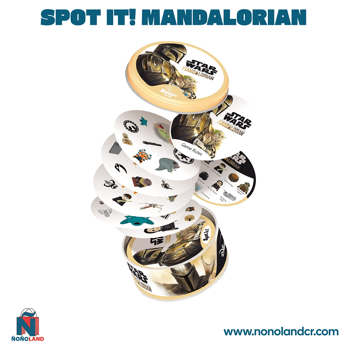 Spot It! Mandalorian (Idioma: Inglés) - ÑoñolandCR