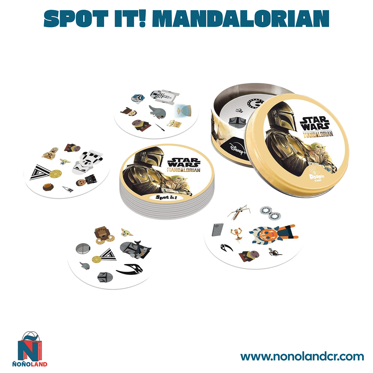 Spot It! Mandalorian (Idioma: Inglés) - ÑoñolandCR