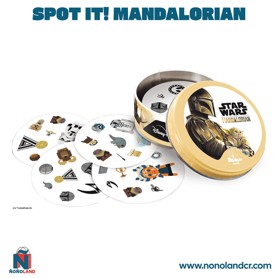 Spot It! Mandalorian (Idioma: Inglés) - ÑoñolandCR