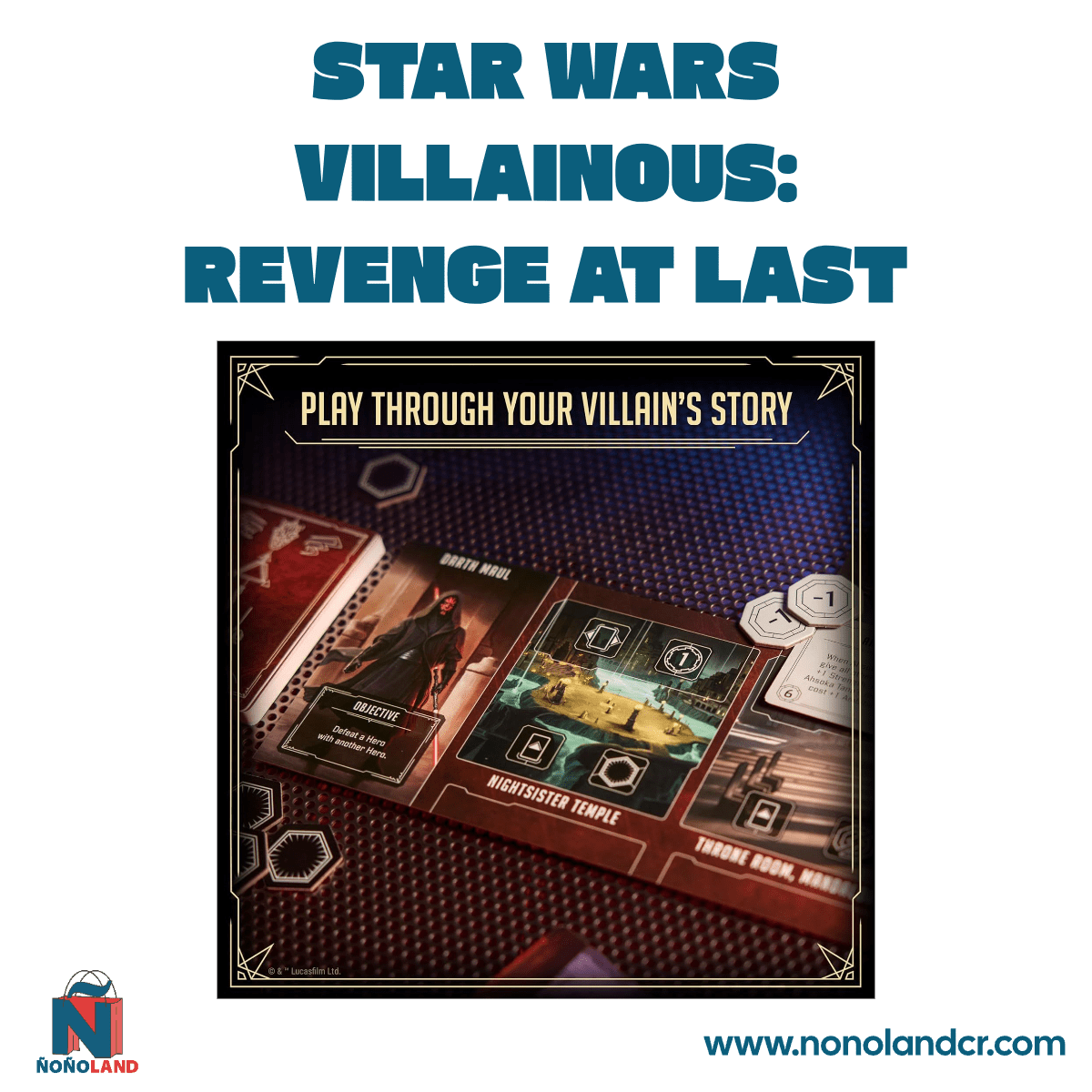 Star Wars Villainous: Revenge at Last (Idioma: Inglés y Español) - ÑoñolandCR