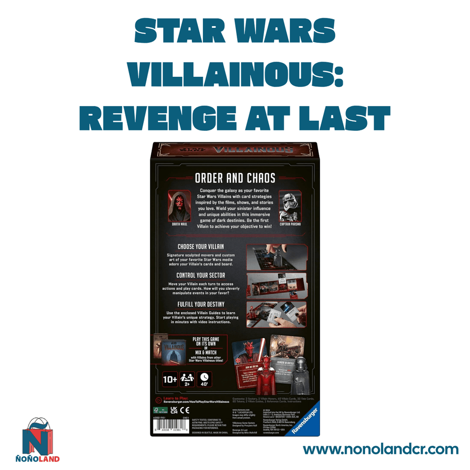 Star Wars Villainous: Revenge at Last (Idioma: Inglés y Español) - ÑoñolandCR