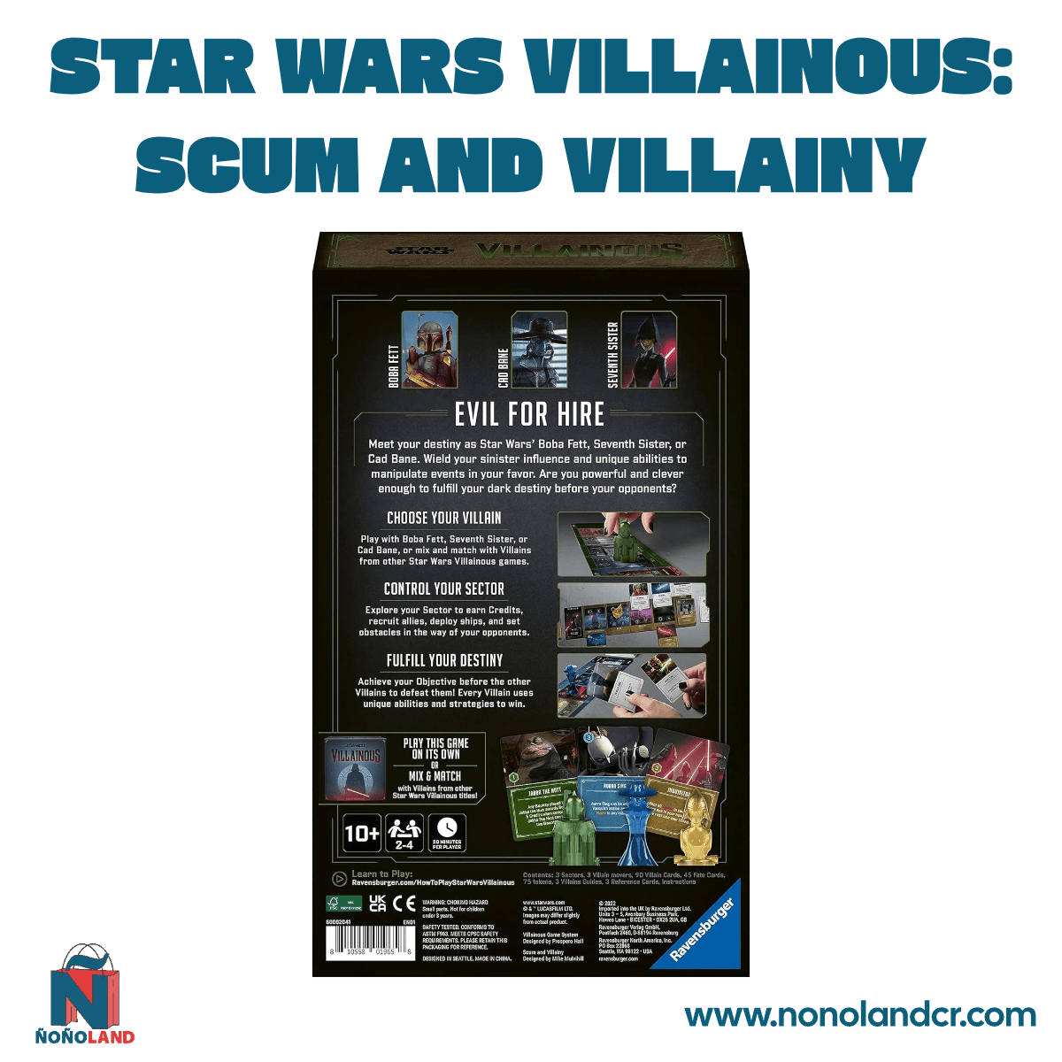 Star Wars Villainous: Scum and Villainy (Idioma: Inglés y Español) - ÑoñolandCR