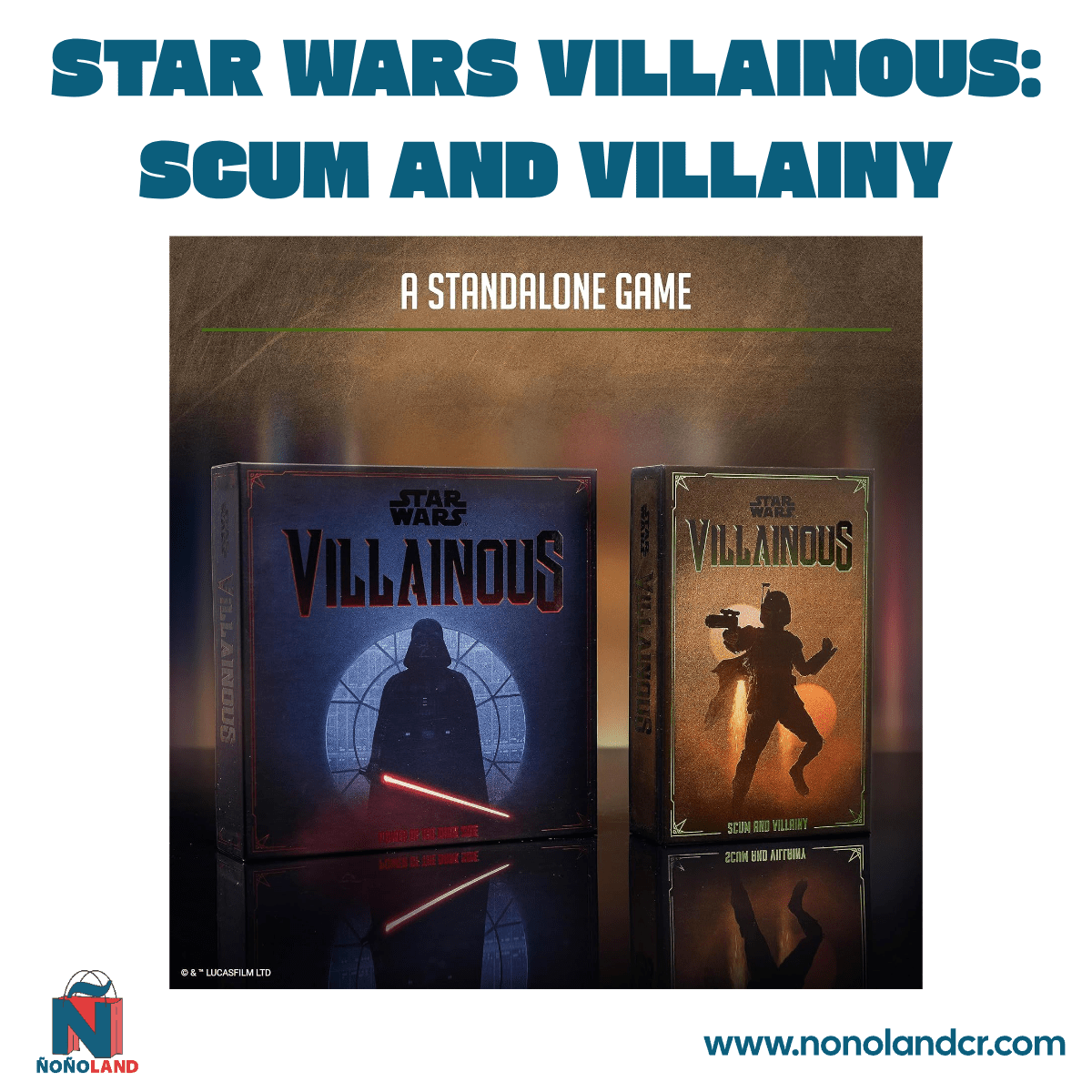 Star Wars Villainous: Scum and Villainy (Idioma: Inglés y Español) - ÑoñolandCR