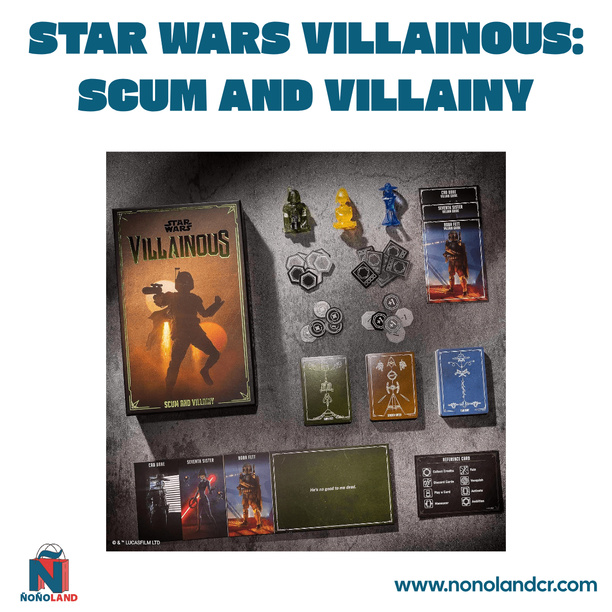 Star Wars Villainous: Scum and Villainy (Idioma: Inglés y Español) - ÑoñolandCR