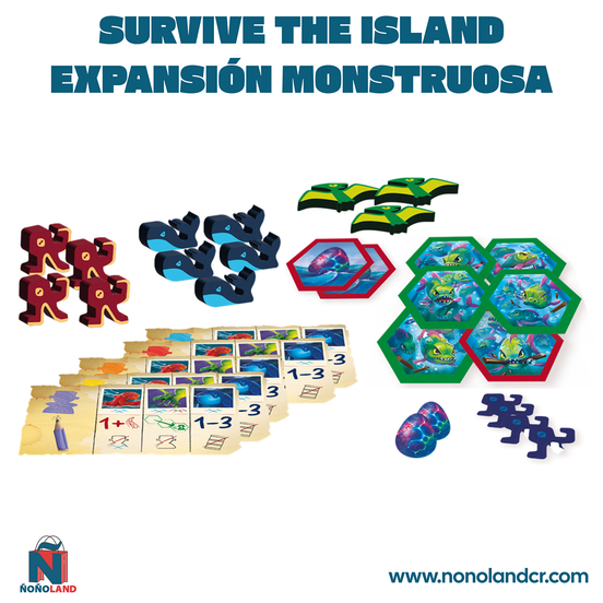 Survive The Island Expansión Monstruosa (Idioma: Inglés y Español) - ÑoñolandCR