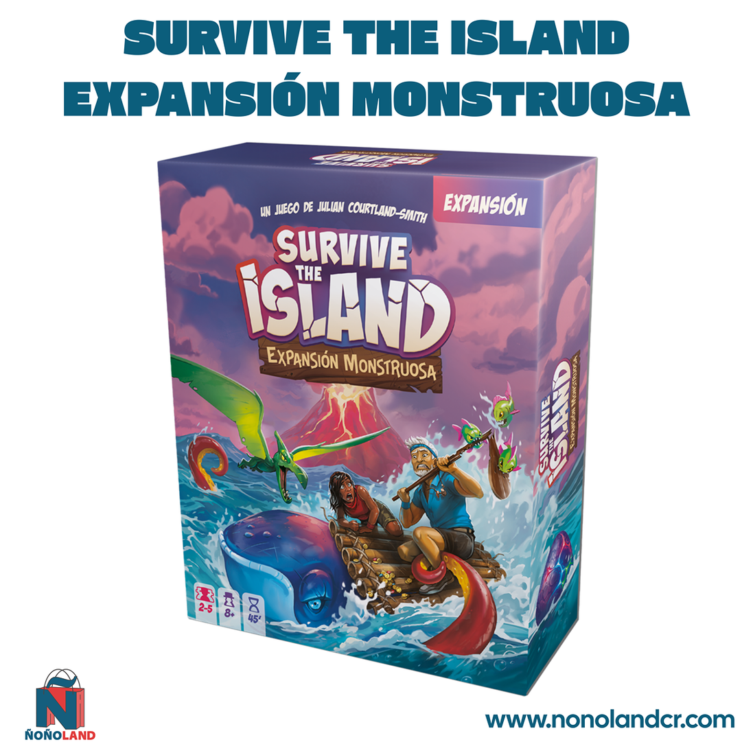Survive The Island Expansión Monstruosa (Idioma: Inglés y Español) - ÑoñolandCR