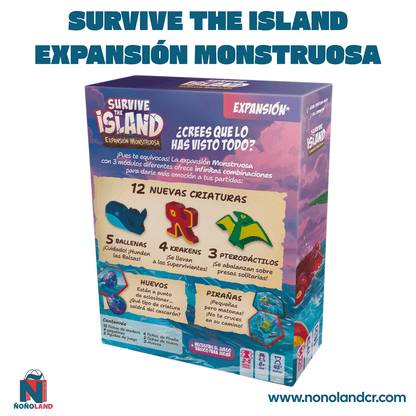 Survive The Island Expansión Monstruosa (Idioma: Inglés y Español) - ÑoñolandCR
