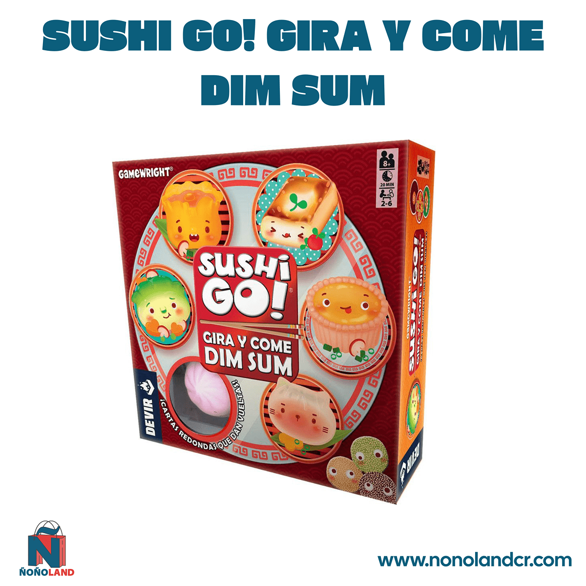 Sushi Go! Gira y come Dim Sum (Idioma: Español) - ÑoñolandCR
