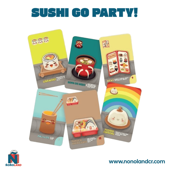 Sushi Go Party! (Idioma: Inglés y Español) - ÑoñolandCR