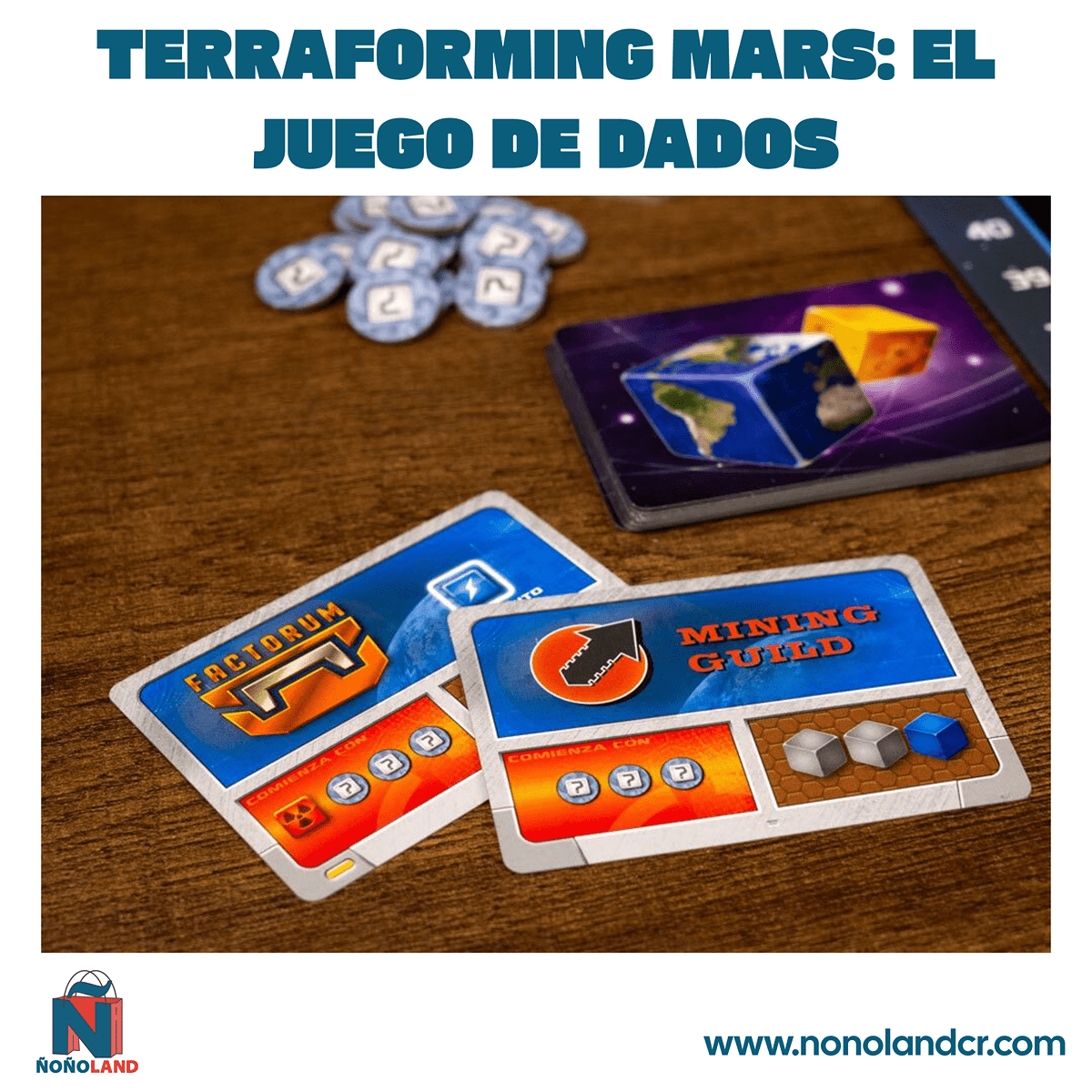 Terraforming Mars: El juego de dados (Idioma: Español) - ÑoñolandCR
