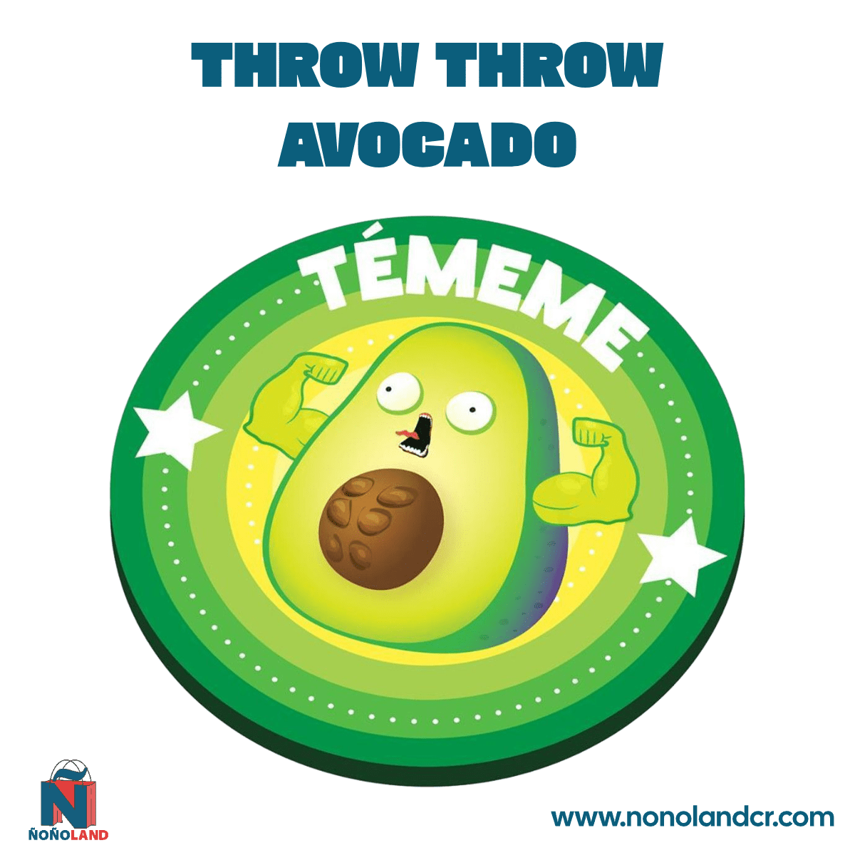 Throw Throw Avocado (Idioma: Inglés y Español) - ÑoñolandCR