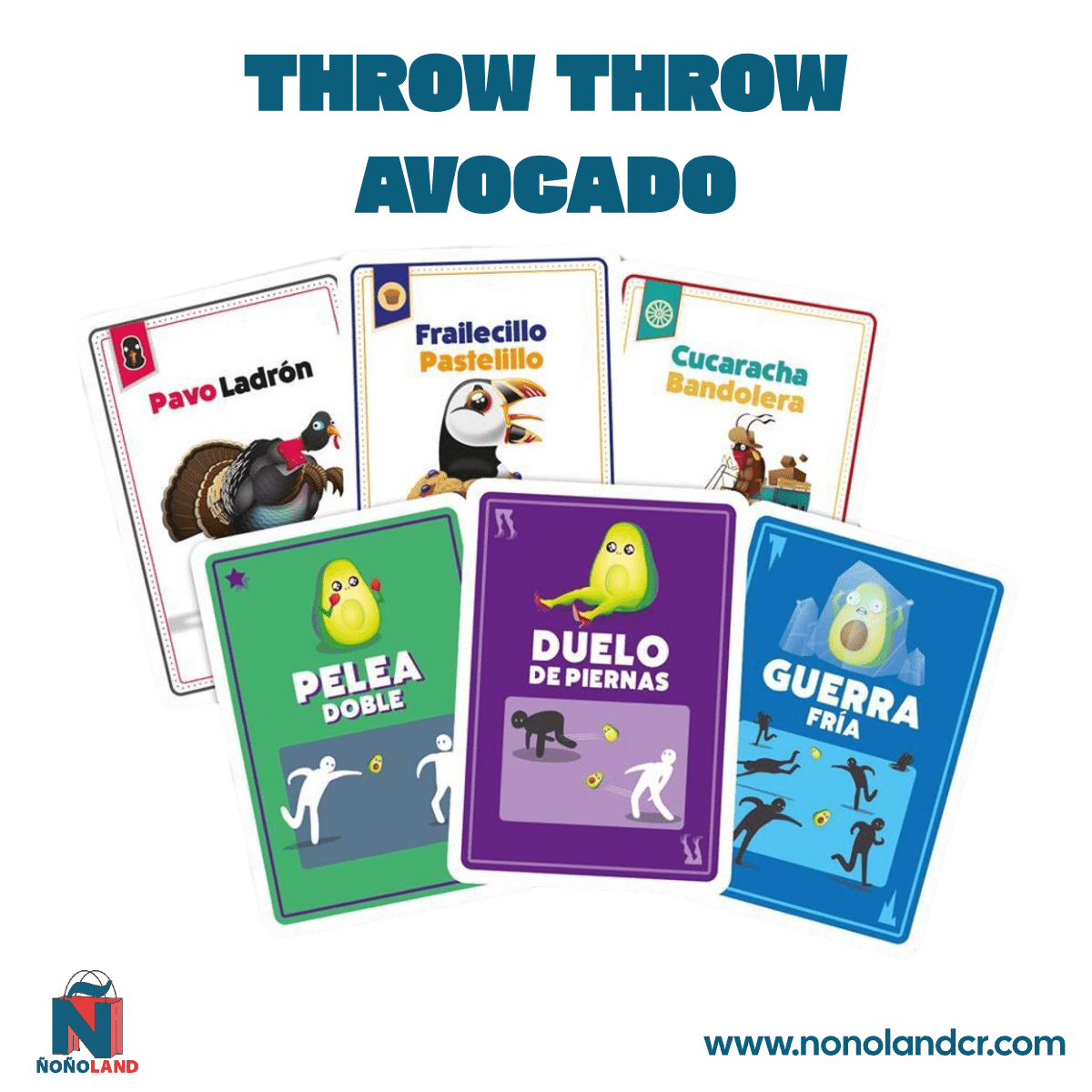 Throw Throw Avocado (Idioma: Inglés y Español) - ÑoñolandCR