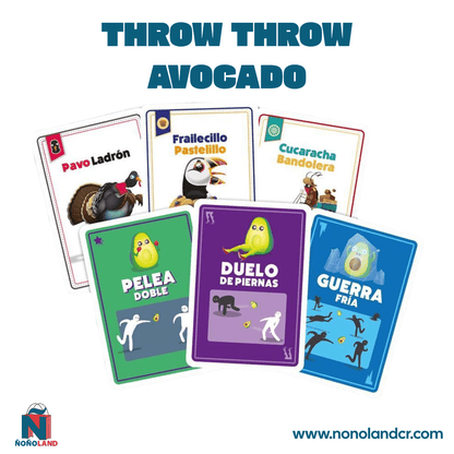 Throw Throw Avocado (Idioma: Inglés y Español) - ÑoñolandCR