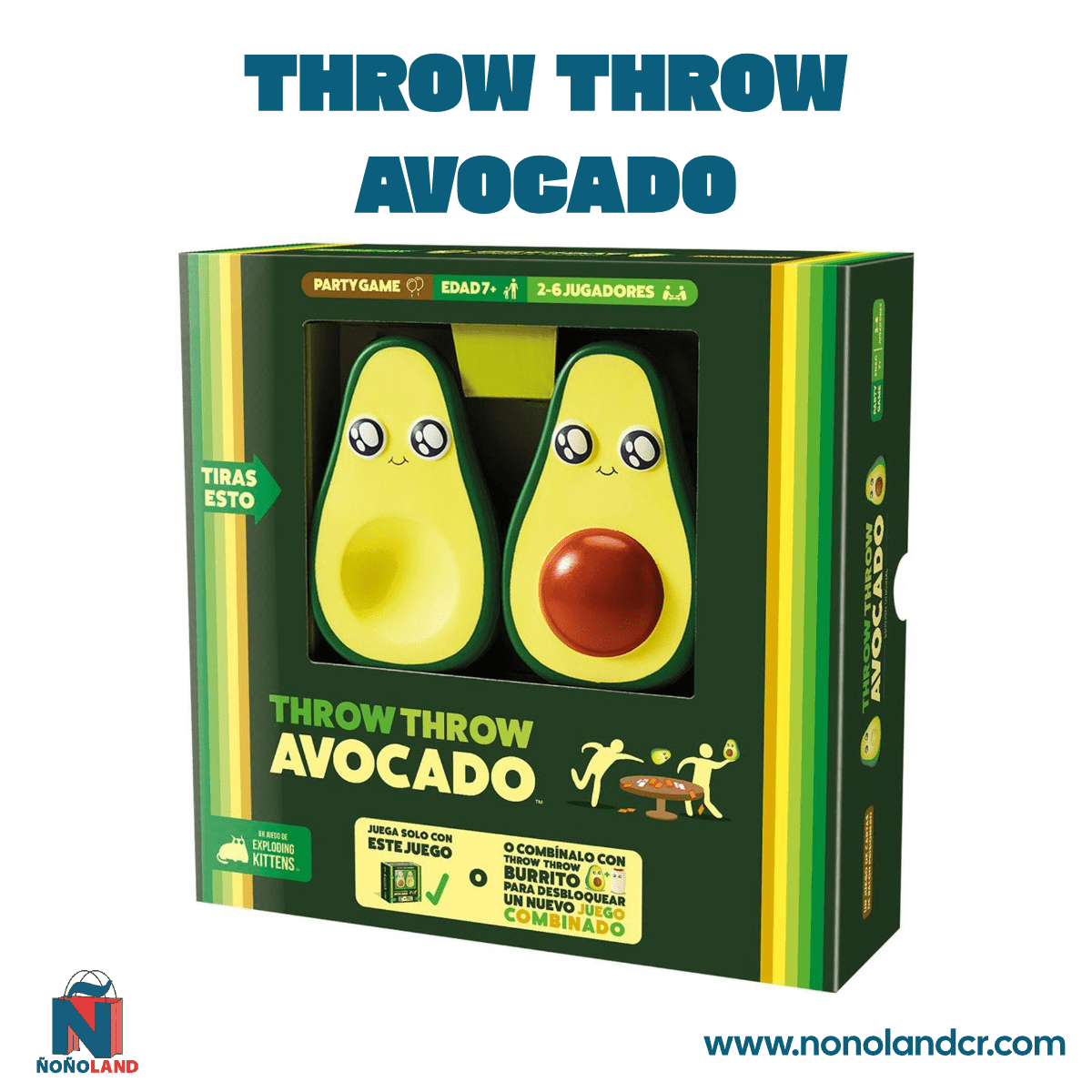 Throw Throw Avocado (Idioma: Inglés y Español) - ÑoñolandCR
