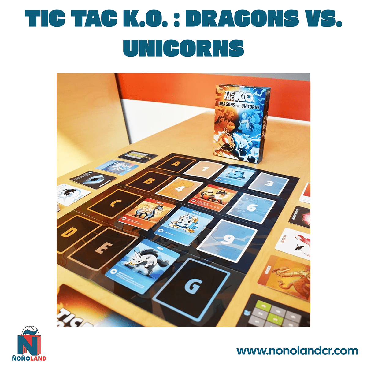 Tic Tac K.O. : Dragons vs. Unicorns (Idioma: Inglés y Español) - ÑoñolandCR