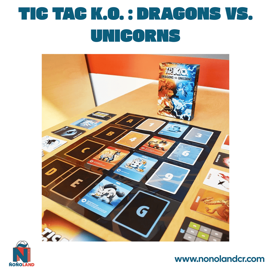 Tic Tac K.O. : Dragons vs. Unicorns (Idioma: Inglés y Español) - ÑoñolandCR