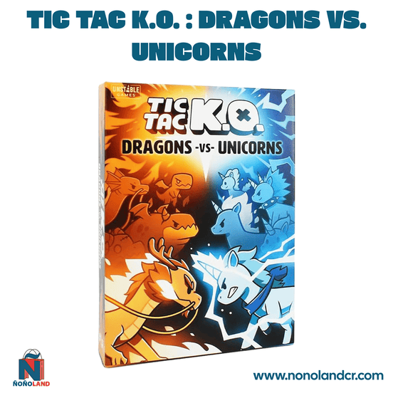 Tic Tac K.O. : Dragons vs. Unicorns (Idioma: Inglés y Español) - ÑoñolandCR