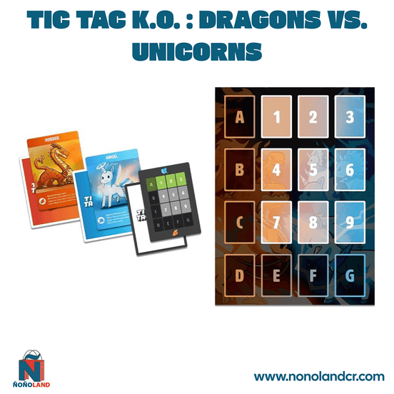 Tic Tac K.O. : Dragons vs. Unicorns (Idioma: Inglés y Español) - ÑoñolandCR