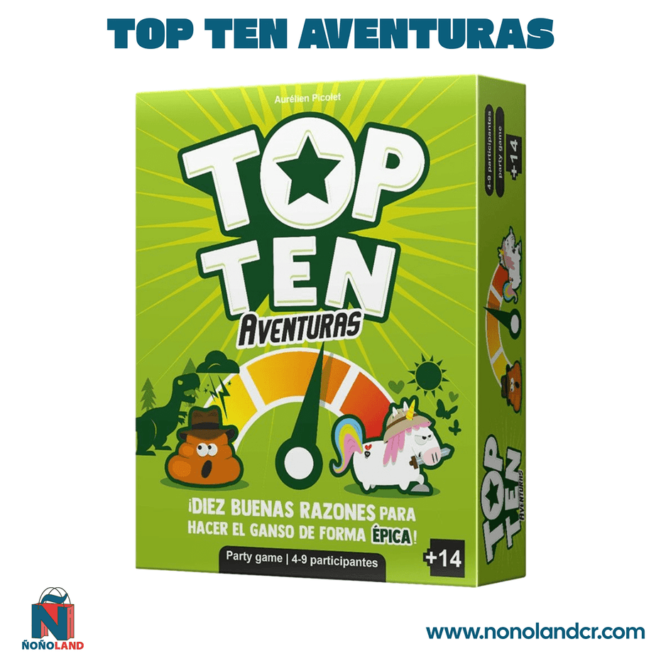 Top Ten Aventuras (Idioma: Español) - ÑoñolandCR