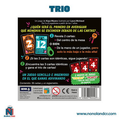 Trio (Idioma: Español) - ÑoñolandCR