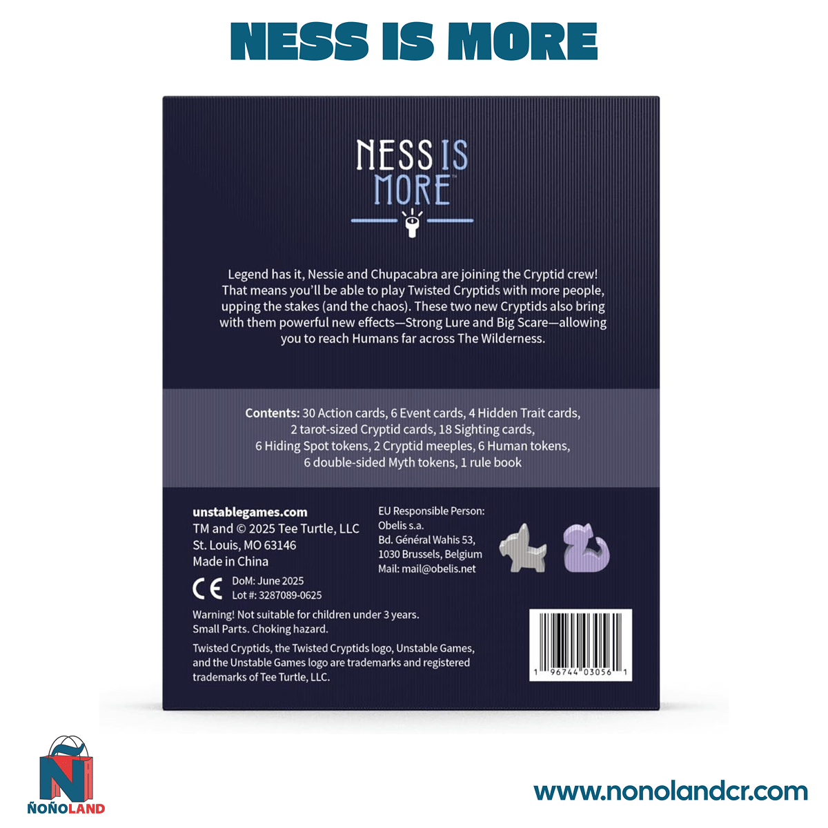 Twisted Cryptids Ness is More Expansion (Idioma: Inglés y Español) - ÑoñolandCR