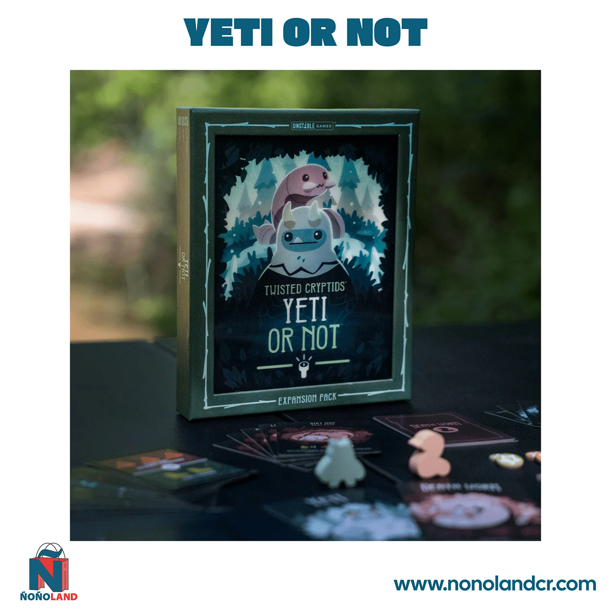 Twisted Cryptids Yeti or Not Expansion (Idioma: Inglés y Español) - ÑoñolandCR