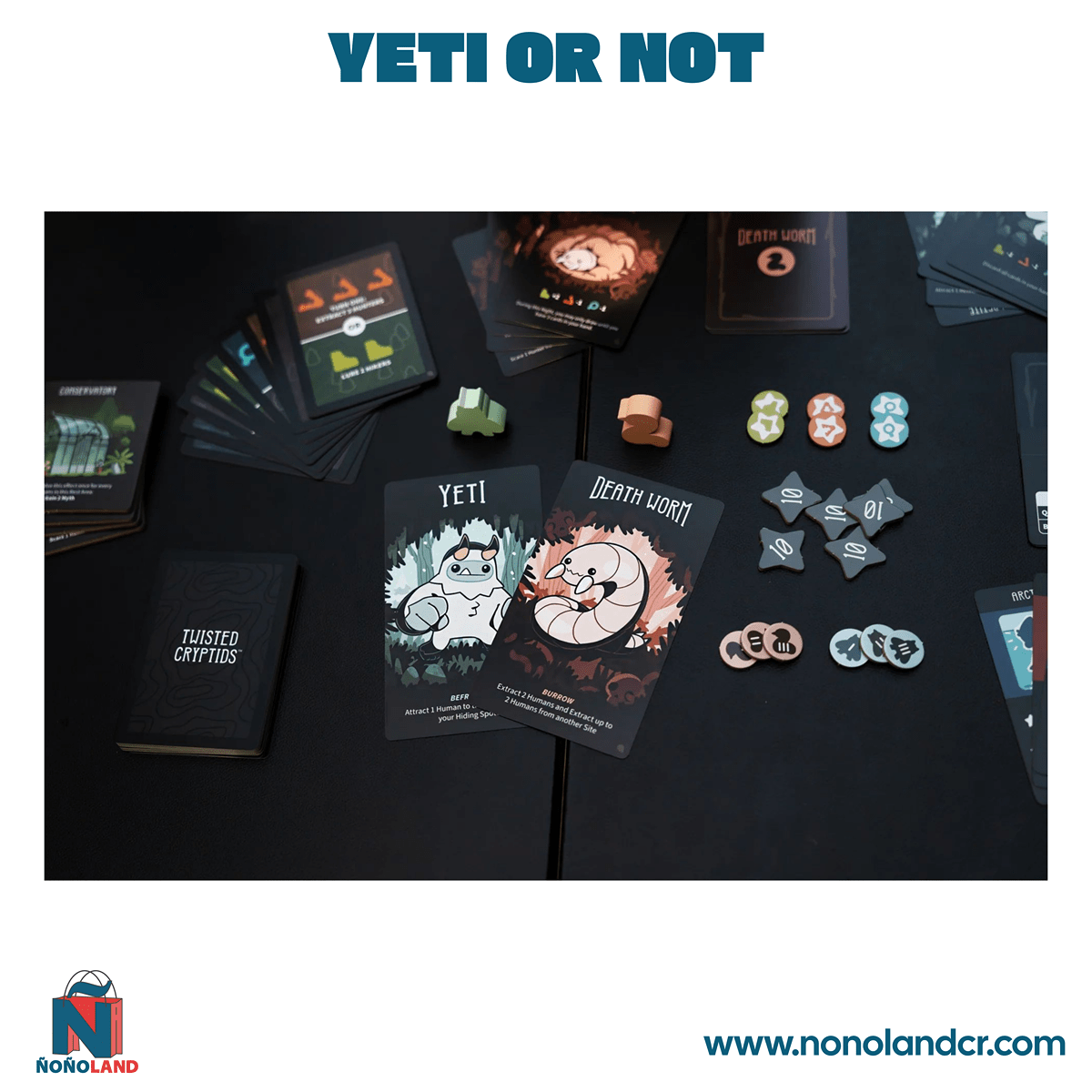 Twisted Cryptids Yeti or Not Expansion (Idioma: Inglés y Español) - ÑoñolandCR