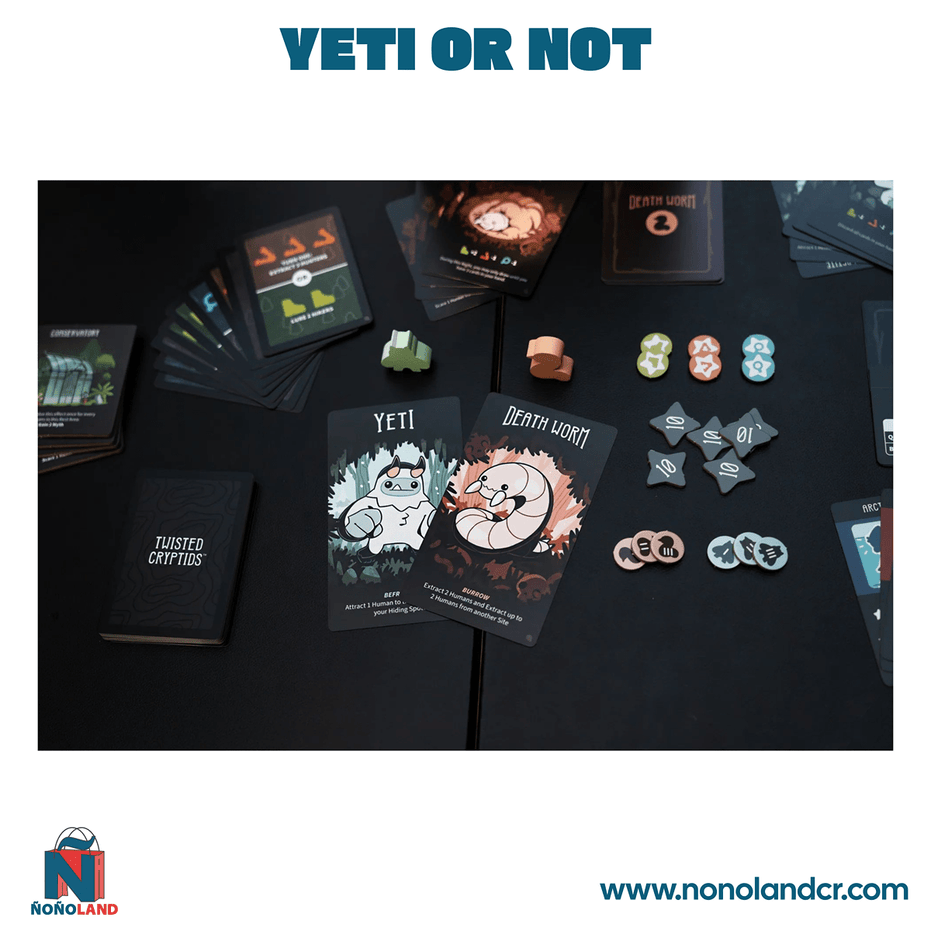 Twisted Cryptids Yeti or Not Expansion (Idioma: Inglés y Español) - ÑoñolandCR
